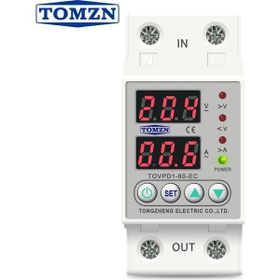 Tomzn 63 A Gerilim ve Akım Koruma Rölesi Yüksek Alçak Voltaj Akım Koruma