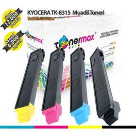 Toner Türk TK-8315 Taskalfa 2550CI Renkli Cmyk Set Muadil Toner