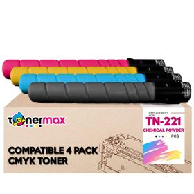 Tonermax Bizhub C227 / C287 Konica Minolta Tn-221 Muadil Toner Set