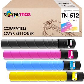 Tonermax Bizhub C454 / C554 Konica Minolta Tn-512 Muadil Toner Set