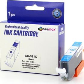 Tonermax Canon CLI-521 C Mavi Muadil Kartuş