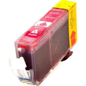 Tonermax Canon CLI-521 M Kırmızı Muadil Kartuş