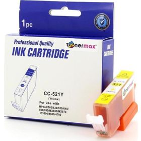 Tonermax Canon CLI-521 Y Sarı Muadil Kartuş