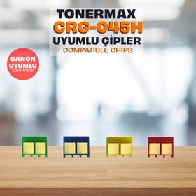 Tonermax Canon Crg 045g Lbp 611cn Lbp 613cdw Mf 631cn Mf 633cdw Mf 635cx Set Çip