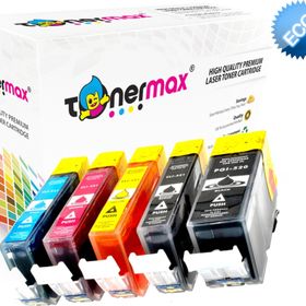 Tonermax Canon PGI-520BK / CLI-521 CMYK Muadil Kartuş Set