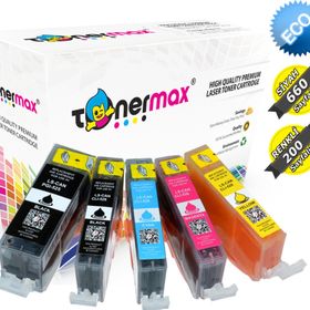 Tonermax Canon PGI-525 PGBK / CLİ-526 CMYK Muadil Kartuş Set