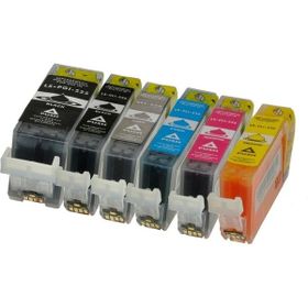 Tonermax Canon PGI-525 PGBK / CLİ-526 CMYK+GY Muadil Kartuş Set