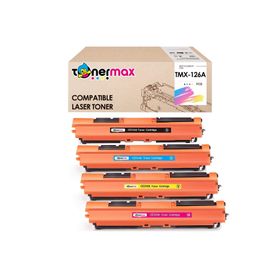 Tonermax CP1025 / M175 M270 / M275 HP 126A CE310A Muadil Toneri Set