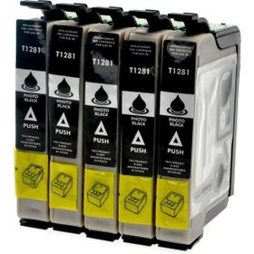 Tonermax Epson T1281 5'li Siyah Muadil Kartuş