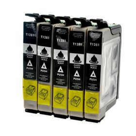 Tonermax Epson T1281 5'li Siyah Muadil Kartuş