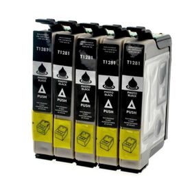 Tonermax Epson T1281 5'li Siyah Muadil Kartuş
