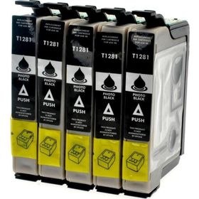 Tonermax Epson T1281 5'li Siyah Muadil Kartuş