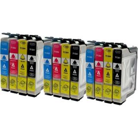 Tonermax Epson T1285 3'lü Set Muadil Kartuş