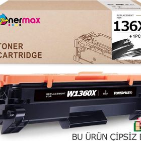 Tonermax Hp 136x W1360x M211 M236 Yüksek Kapasite Çipsiz Muadil Toner