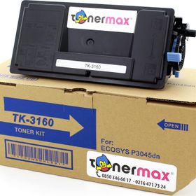 Tonermax Kyocera TK-3160 / P3045dn / P3050dn / P3055dn / P3060dn Muadil Toner