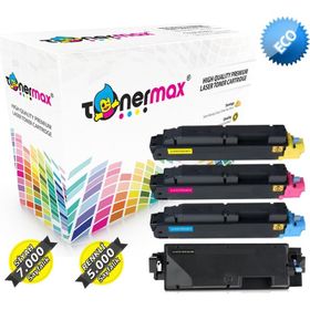 Tonermax Kyocera TK-5140 / M6030 / M6530 / P6130 Set Cmyk Çip