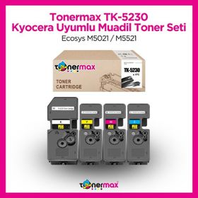 Tonermax Kyocera TK-5230 / Ecosys M5021 / M5521 Muadil Toner Seti