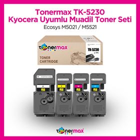 Tonermax Kyocera TK-5230 / Ecosys M5021 / M5521 Muadil Toner Seti