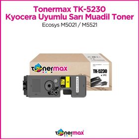 Tonermax Kyocera TK-5230 Ecosys M5021 / M5521 Sarı Muadil Toner