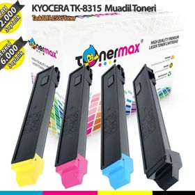 Tonermax Kyocera Tk 8315 TaskAlfa 2550ci Cmyk Set Muadil Toneri