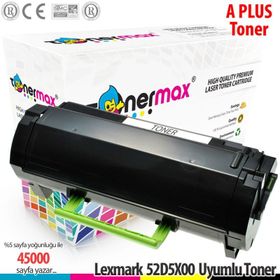 Tonermax Lexmark 525x 52d5x00 Ms711 Ms811 Ms812 45.000 Sayfalık Çip