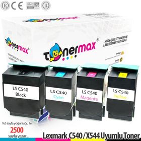 Tonermax Lexmark C544 / C546 / X544 / X546 / X548 Muadil Toner Takım