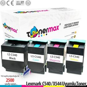 Tonermax Lexmark C544 / C546 / X544 / X546 / X548 Muadil Toner Takım