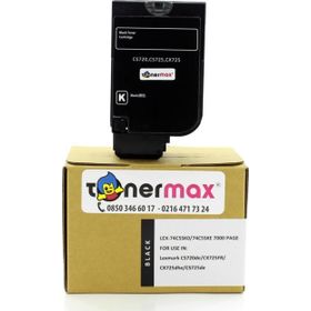 Tonermax Lexmark CS720-74C5HK0 Yüksek Kapasiteli Siyah Muadil Toner