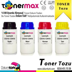 Tonermax Lexmark CX310 / CX410 / CX510 Uyumlu Toner Tozu Seti