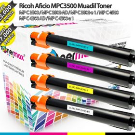 Tonermax MPC4500 Ricoh MPC3500 Muadil Toner Set