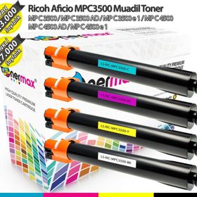Tonermax MPC4500 Ricoh MPC3500 Muadil Toner Set