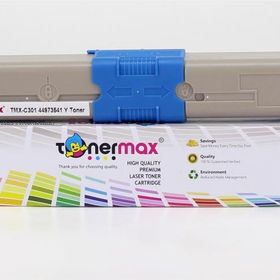 Tonermax Oki C301 C321 MC342 44973541 Sarı Muadil Toner