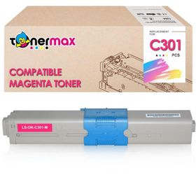 Tonermax Oki C301 C321 MC342 44973542 Kırmızı Muadil Toner