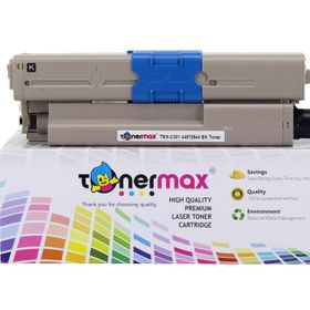 Tonermax Oki C301 C321 MC342 44973544 Siyah Muadil Toner
