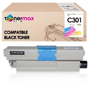 Tonermax Oki C301 C321 MC342 44973544 Siyah Muadil Toner