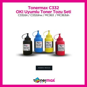 Tonermax Oki C332 / MC363 Uyumlu Toner Tozu Set