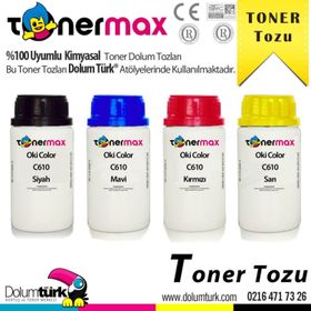 Tonermax Oki C610 Uyumlu Toner Tozu Set