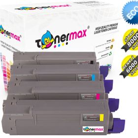 Tonermax Oki C612 / C612n / C612dn Muadil Toner Set
