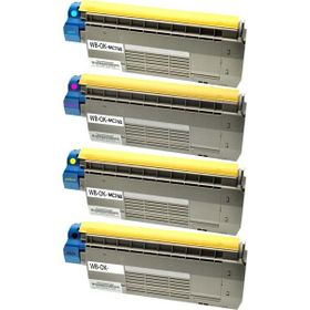 Tonermax Oki C710 C711 Muadil Toner Set