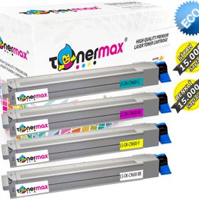 Tonermax OKI C9600 / C9650 / C9800 / C9850 Muadil Toner Set