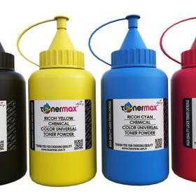 Tonermax Ricoh Aficio MPC2030 / MPC2050 / MPC2530 / MPC2550 Uyumlu Renkli 100 gr Siyah 200 gr Toner Tozu Set
