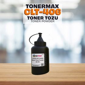 Tonermax Samsung CLT-K406S / CLP360 /CLP365 / CLX3300/ 3305/ C410/ C460 Uyumlu 68 gr Siyah Toner Tozu