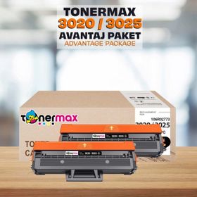Tonermax Xerox Phaser 3020 / 3025 2'li Paket Siyah Muadil Toneri