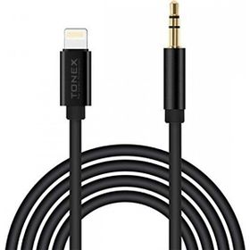 Tonex AX-02 Lightning to 3.5 mm Audio Siyah AUX Ses Kablosu