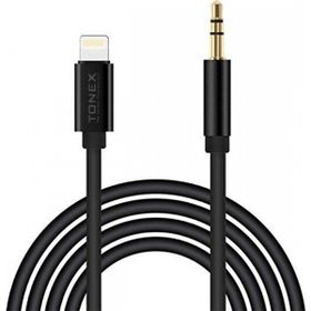Tonex AX-02 Lightning to 3.5 mm Audio Siyah AUX Ses Kablosu