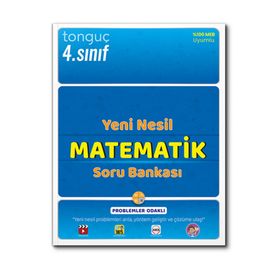 Tonguç 4. Sınıf Dört Dörtlük Yeni Nesil Matematik Problemleri Soru Bankası
