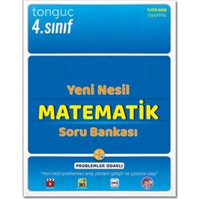 Tonguç 4. Sınıf Dört Dörtlük Yeni Nesil Matematik Problemleri Soru Bankası
