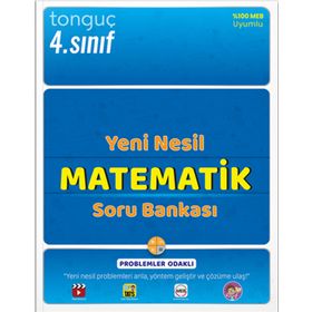 Tonguç 4. Sınıf Dört Dörtlük Yeni Nesil Matematik Problemleri Soru Bankası