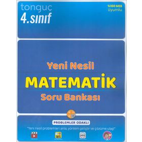 Tonguç 4. Sınıf Dört Dörtlük Yeni Nesil Matematik Problemleri Soru Bankası