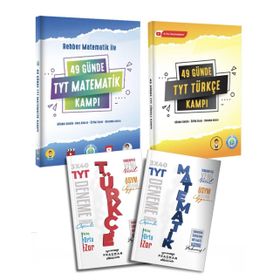 Tonguç 49 Günde Tyt Rehber Matematik Kampı ve 49 Günde Tyt Türkçe Kampı 2'li Set Rehber Matematik